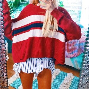 Knitted Cropped Sweater